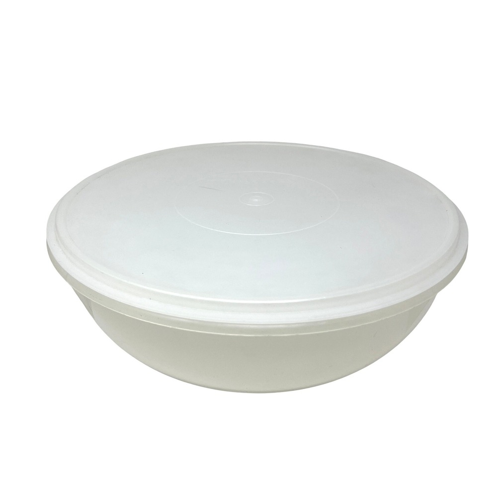 Vintage Tupperware Fix n Mix Bowl‎ Large Serving Container Sheer Lid